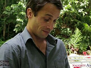 Naughty Blonde Cutie Victoria White Bangs a Total Stranger