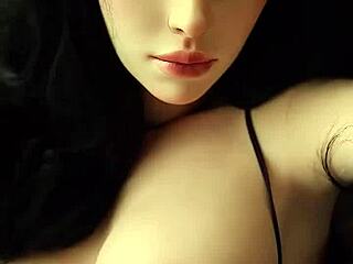 Is this popular asian wife naked or a real doll in sexy sex show?