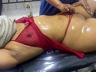 Curvy Latina Gets a Sensual Body Rub!
