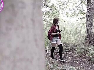 I’m loving this Halloween roleplay with petite German teen TinyEmily getting seduced by a stranger.