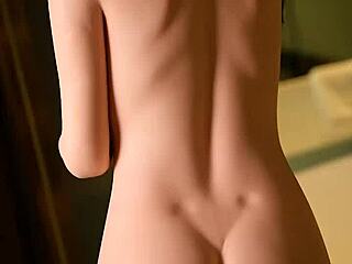 Is this popular asian wife naked or a real doll in sexy sex show?