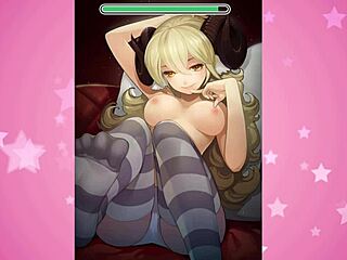 i'm tackling this bit on step metronome jerk off challenge in the cartoon anime game, feeling the rhythm