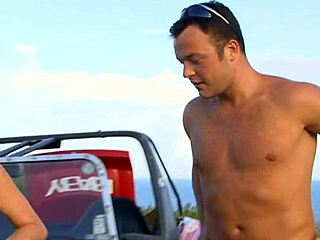 tarra white takes it deep in her tight rear outdoors