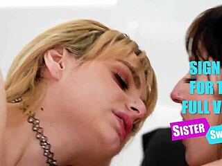 Step siblings engage in partner swapping