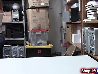 Teen Shoplifter's Pussy Rammed by Officer