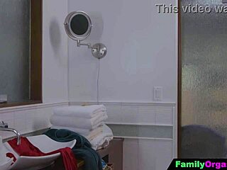 Amber Stark Quickie In Lingerie Bed