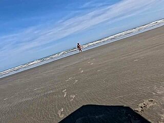 Public Mischief with Recognized Slut on Beach