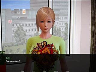 Exploring my new family in this cartoon anime series with blondes and redheads.