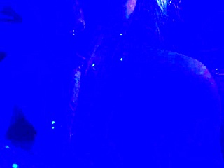 Nightclub facefuck with sloppy blowjob and deepthroat gagging