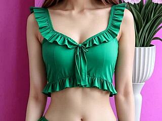 Wow, cute Japanese lingerie models are just adorable! 😊