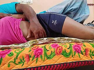 Milf couple fucks on ranch with boobs grinding and masturbation!