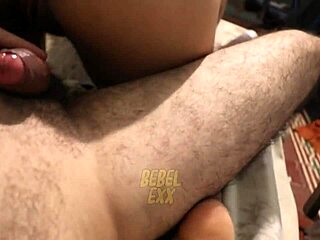 Bebelexxx starts with a steamy footjob before bending over for doggystyle.