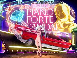 Hatsune Miku Plays Piano X Forte X Scandal In Project Diva Nude Mod With Full Nude Big Tits