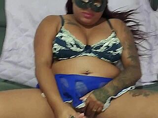 Slut Rides Rubber Dick While Sucking Lover On Couch