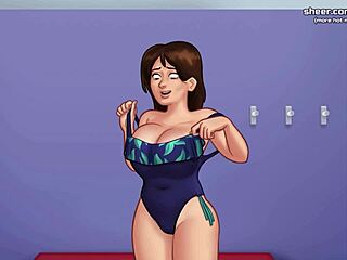 hey stepson, want a blowjob in the shower? i'm your big boobs milf step mom in summertime saga v21 0 0 cartoon taboo porn part 65...