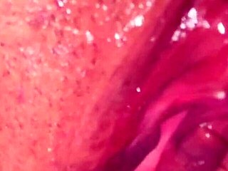 Today's fresh creampie from shaved wet pussy close-up on October 2, 2024.