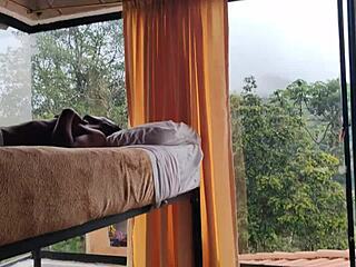 I bang my curvy Latina roomie on a rainy afternoon.