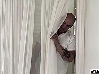 blonde teen tricked into massage fuck by masseuse and husband