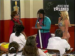 Yesabella in bikini as the peasant Jacinta teacher