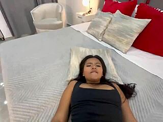 latina morena strips bare during steamy casting session
