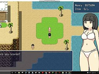 Feeling the passion in Minamo's island wrestling scene with shaved pussy and creampie