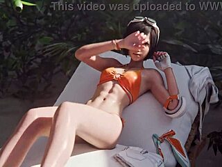 Emotional Yuffies Beach Encounter With Big Tits Creampie In 3d Anime Hentai Fantasy