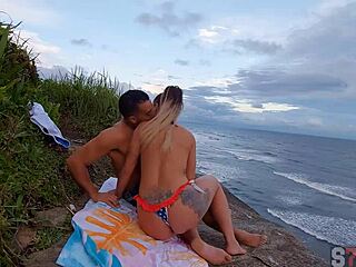 I fucked that hot blonde from the beach