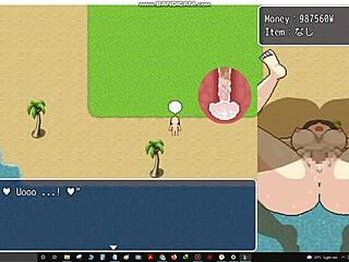 Feeling the passion in Minamo's island wrestling scene with shaved pussy and creampie