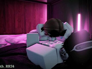 Rough sex session with big tits follower includes blowjob and handjob