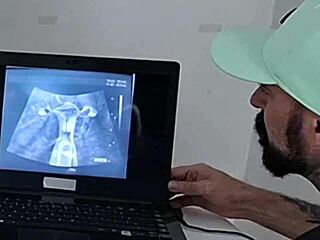 Corno leva esposa para fazer ultrassom mas ginecologista fode sua bucet
