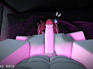 Rough sex session with big tits follower includes blowjob and handjob