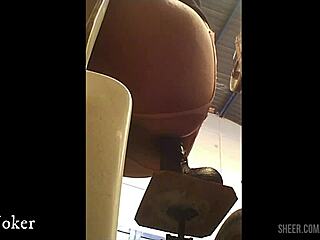 homemade anal with sex machine and big cock on brunette