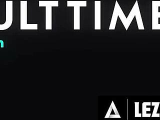 femdom dee williams ties up elise graves for rough toy orgasms on aria sloane