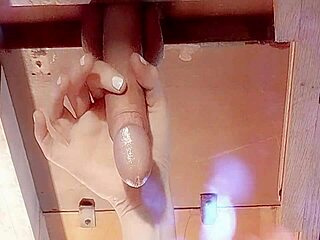 hey, watch me getting milked and leaking pre cum like crazy!