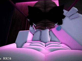 Rough sex session with big tits follower includes blowjob and handjob