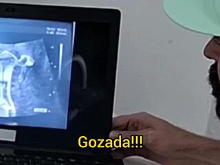 Corno leva esposa para fazer ultrassom mas ginecologista fode sua bucet