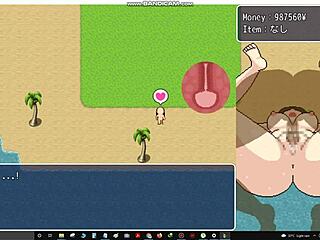 Feeling the passion in Minamo's island wrestling scene with shaved pussy and creampie