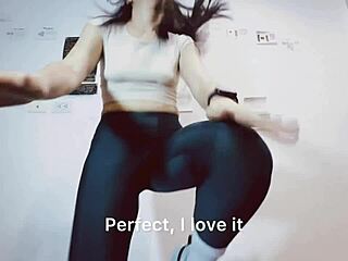 Personal trainer hired by hubby makes me sweat hard