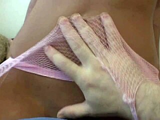 Can Jenny Welch's lap dance in pantyhose survive her boyfriend ripping them off?