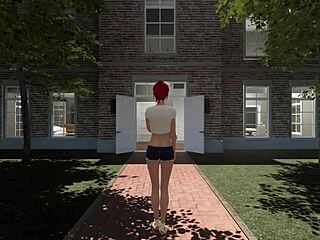 Caroline says, 'Let's play my fantasies, fucking my best friend's dad with shaved pussy'