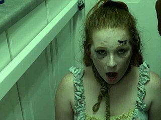 enthusiastic siren in degradation scene