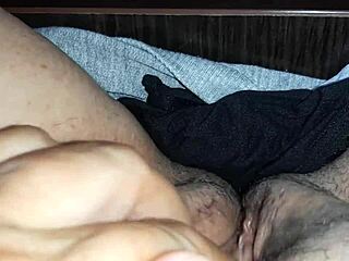 Stepmother and i capture our first intimate hairy pussy orgasm with dripping cum