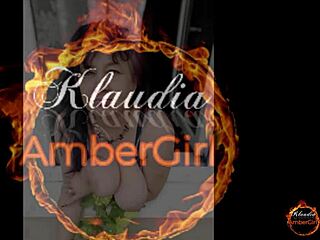 klaudiaambergirl licks ass in the window and gets cum in her mouth