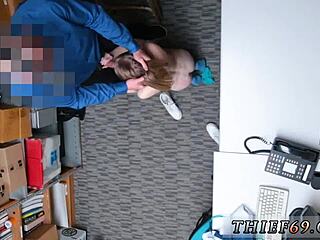 Blonde Teen Rubs Pussy During Intense Anal Fuck