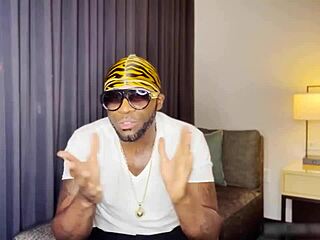 Blonde Kaia Angel Blows Huge Black Cocks!