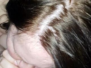 Pregnant Milf Delivers Intense Blowjob Action