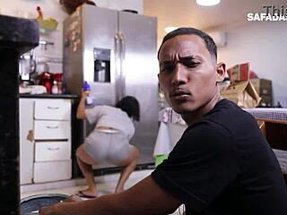 i'm pounding this latina teen wife's big pussy in lingerie pov with my monster cock