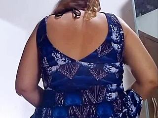 i'm mirella delicia doing a custom striptease, undressing my big ass bbw body with clothes ripped