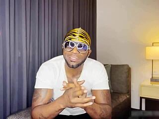 Blonde Kaia Angel Blows Huge Black Cocks!