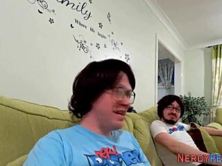 I tricked a british newbie into her first blowjob and facial.